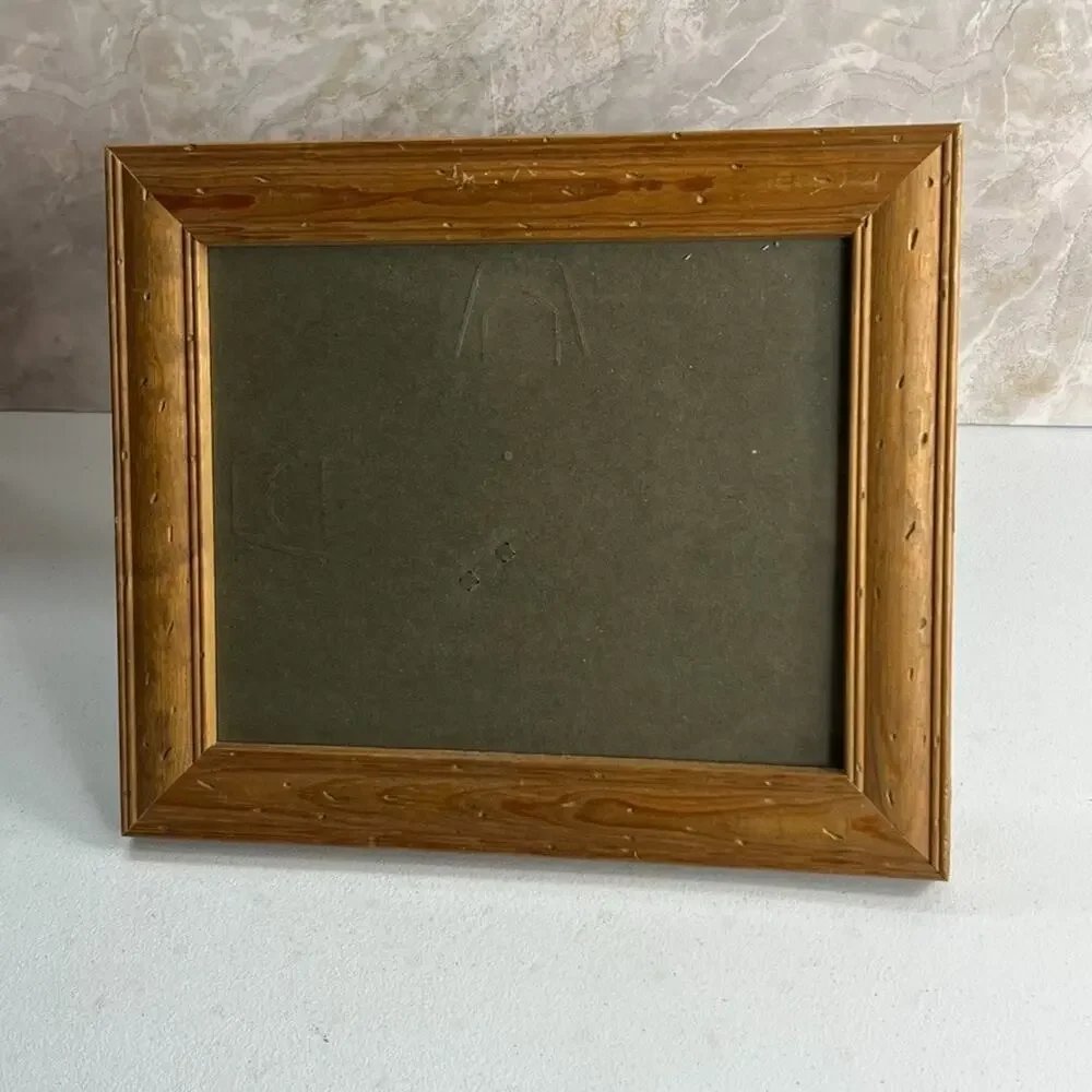 Wood Picture Frame 11 x 10 Distressed Vintage Wood Grain